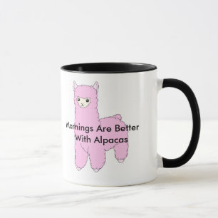 Original de tasse d'alpaga de matin