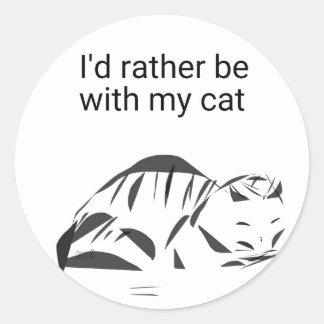 Original Design Cat Love Sticker