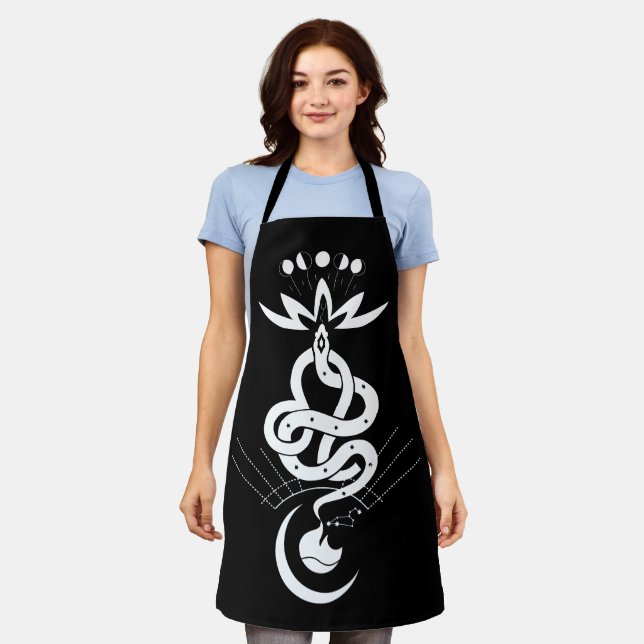 Original design for 2025 Snake printing, Lion Apron (Worn)