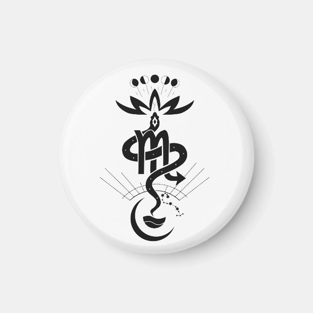 Original design for 2025 Snake printing, Scorpio Magnet (Front)