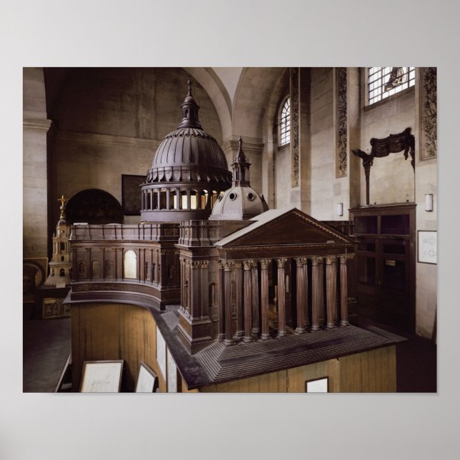 Original Design for St. Paul's Cathedral Poster (Front)