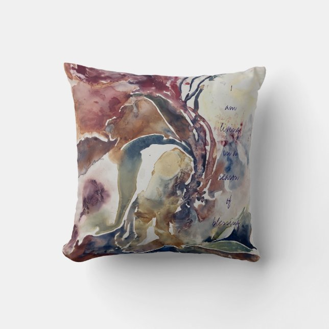 Original Design Throw Pillow (Front)