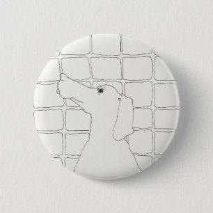 Original Dog Drawing Chinese Dog Year 2018 Button