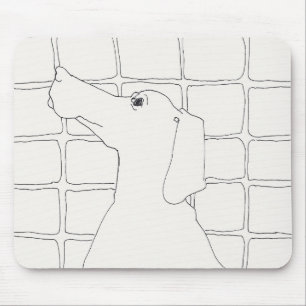 Original Dog Drawing Chinese Dog Year 2018 mouse P Pad