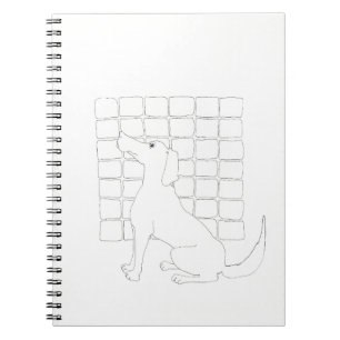 Original Dog Drawing Chinese Dog Year 2018 NoteB Notebook