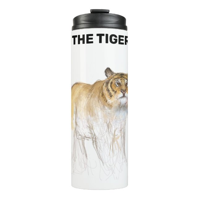 Original Drawing Chinese Tiger Year Birthday TT02 Thermal Tumbler (Front)