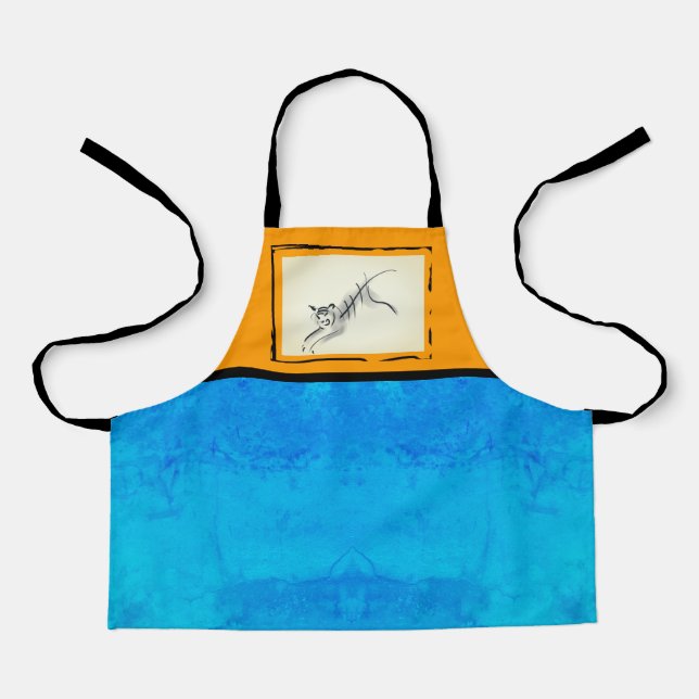 Original Drawing Tiger Chinese New Year AoA5K Apr Apron (Front)