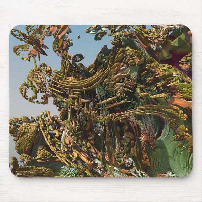 Original Dreamlike World Fractal 3D MP03 Mouse Pad (Front)