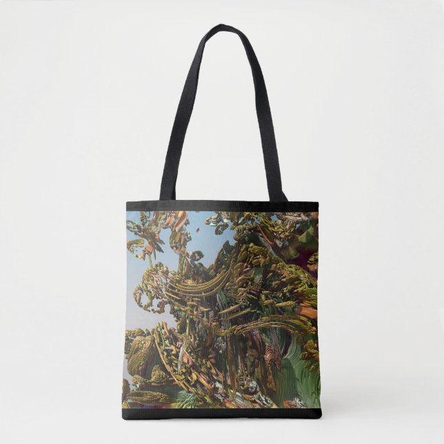 Original Dreamlike World Fractal 3D Tote Bag (Front)