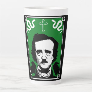 Original Edgar Allan Poe Latte Mug