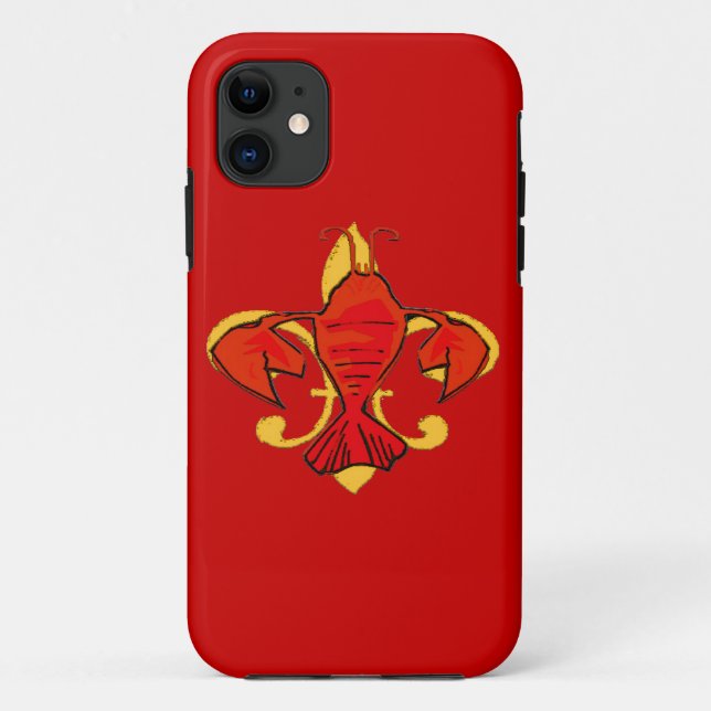 Original Fleur De Craw Case-Mate iPhone Case (Back)