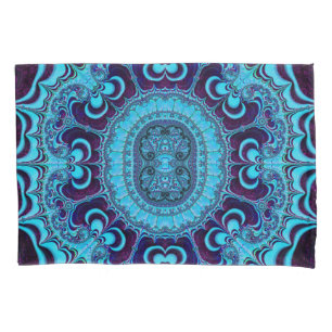 ~ Original Fractal ~ Blue Shades ~  Pillowcase