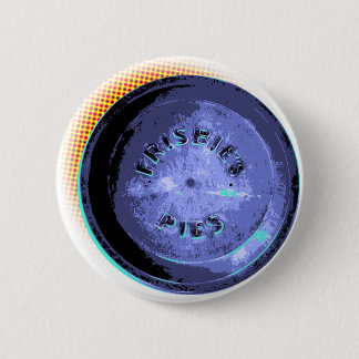 Original Frisbee Pie Tin Pop-Art 2 Inch Round Button