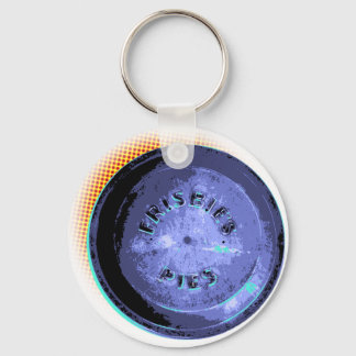 Original Frisbee Pie Tin Pop Art Keychain