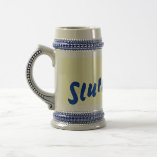 original fun beer drinking text slogan stein