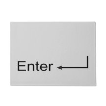 Original fun custom computer keyboard Enter button