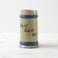 original fun rhyming text drinking slogan