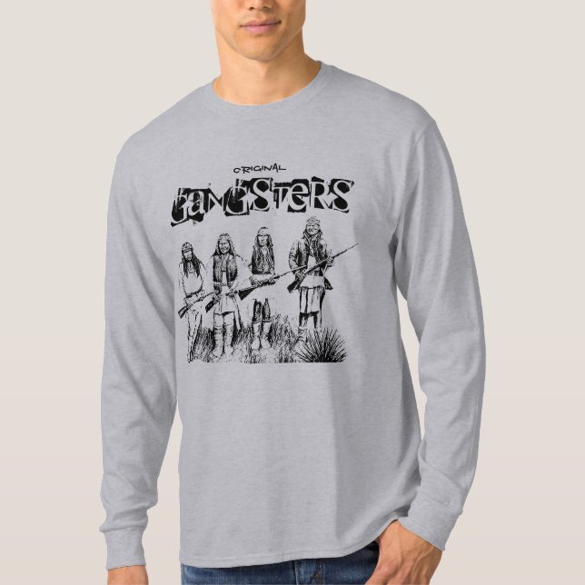 Original Gangsters Geronimo and Warriors Apache T-Shirt (Front)