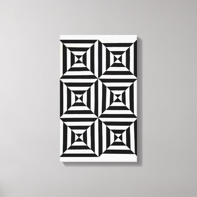 Original Geometric Design by Dominic Joyce Canvas Print (Front)