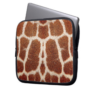 Original giraffe fur laptop sleeve