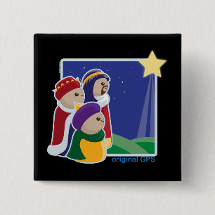 Original GPS 2 Inch Square Button