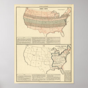 Original grants of 1776 settled area poster