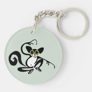 Original graphic - Cool AYE-AYE - Nature Keychain