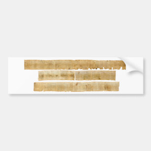 ORIGINAL Great Isaiah Scroll Dead Sea Scrolls Bumper Sticker