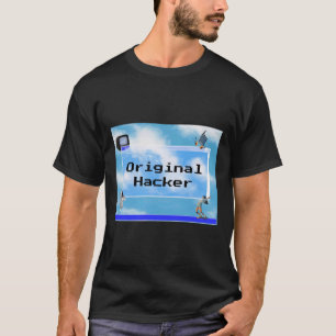 Original Hacker Custom Text Windows 95 Theme  T-Shirt