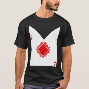 Original Halloween Playing Card Costume Alice In W T-Shirt