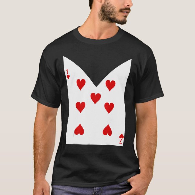 Original Halloween Playing Card Costume Alice In W T-Shirt (Front)
