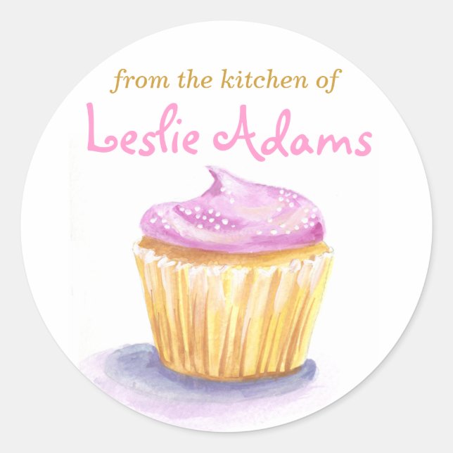 Original Illustration Cupcake stickers (Front)