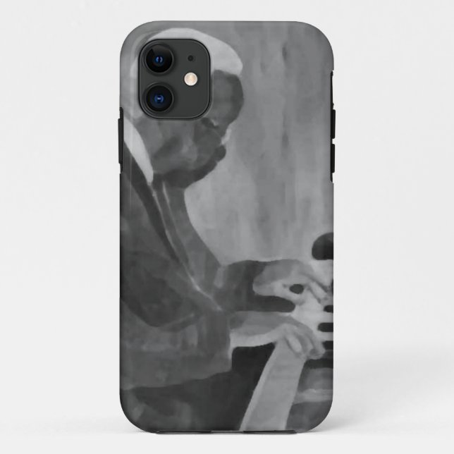 Original Jazz Pianist Oils iPhone 5, Barely There Case-Mate iPhone Case (Back)
