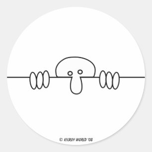 Original Kilroy Sticker