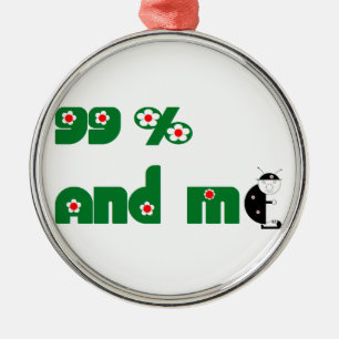 original ladybird metal ornament