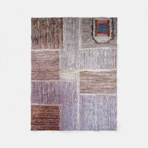 Original leather carpet craft fleece blanket