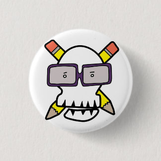 original logo tee 1 inch round button