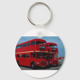 Original London ""Routemaster"" bus of 1954 Keychain