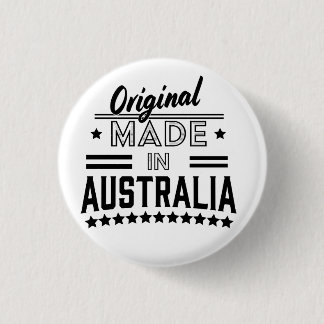 Original made in Australia 1 Inch Round Button