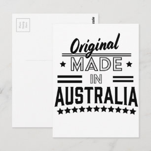 Original made in Australia Postcard