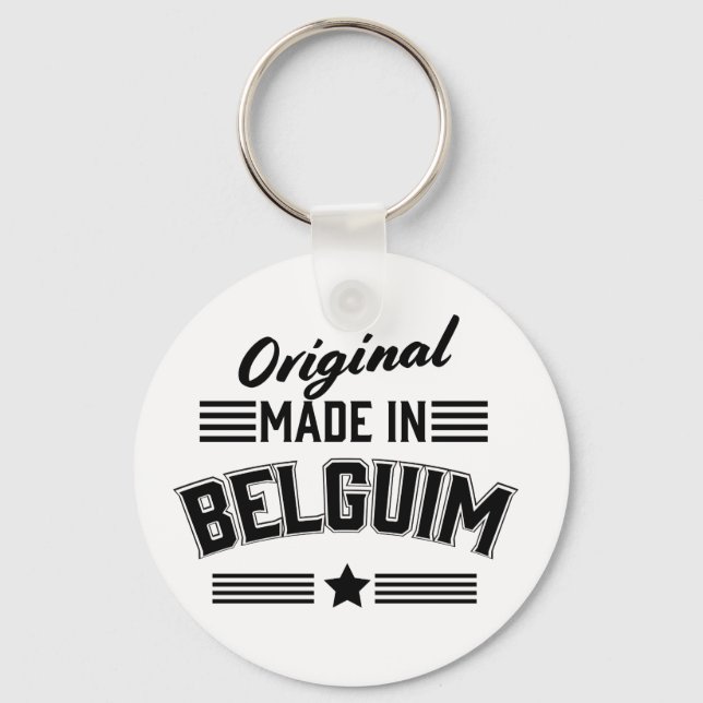 Original made in Belgium Keychain (Front)