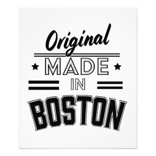 Original made in Boston logo Photo Print