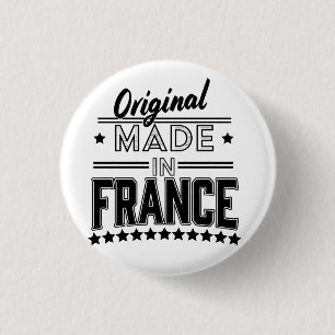 Original made in France logo 1 Inch Round Button