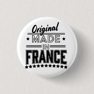 Original made in France logo 1 Inch Round Button