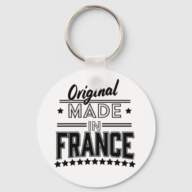 Original made in France logo Keychain (Front)