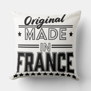 Original made in France logo Throw Pillow