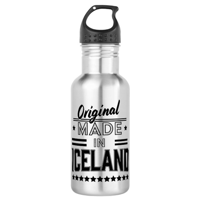 Original made in Iceland 532 Ml Water Bottle (Front)