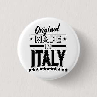 Original made in Italy logo 1 Inch Round Button