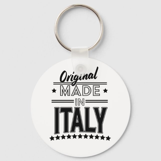 Original made in Italy logo Keychain (Front)