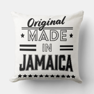 Original made in Jamaica Throw Pillow
